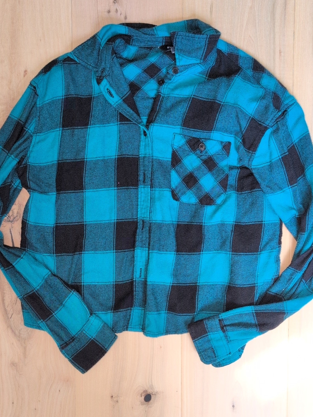 EXPRESS plaid button up shirt